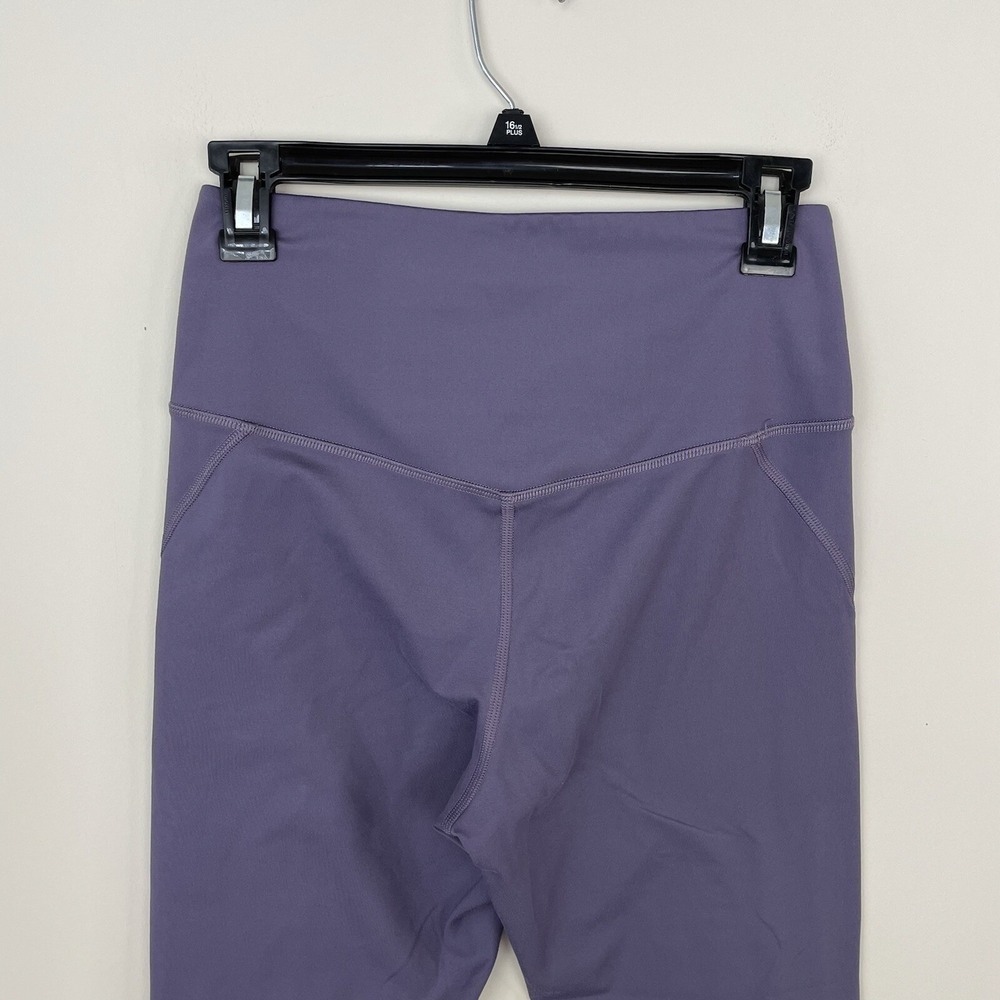 Girlfriend Collective Women's Size M Purple 7/8 High Rise Compressive Leggings - Picture 6 of 8